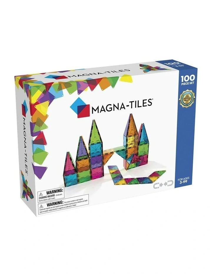 Classic Magnetic Construction Toy Set 3y+ 100 Piece image 1