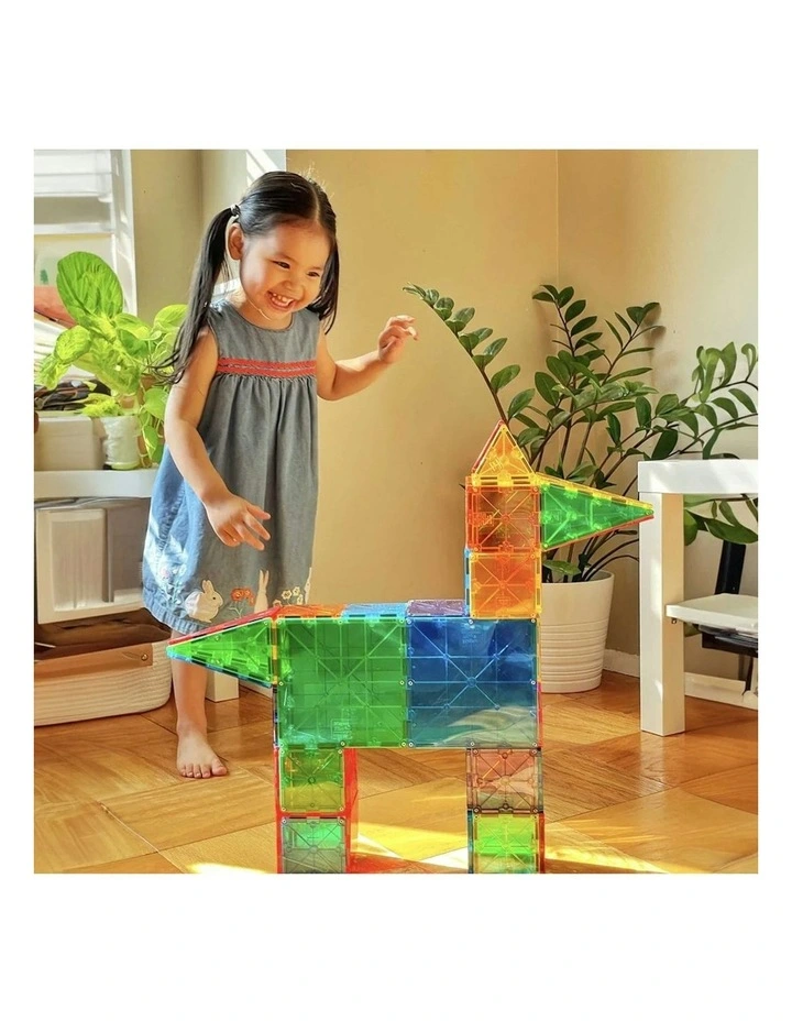 Classic Magnetic Construction Toy Set 3y+ 100 Piece image 3