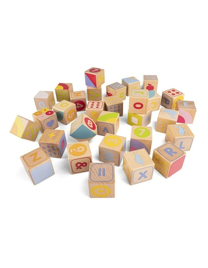 ABC Alphabet Wooden Blocks 2+ 30 Piece image 3