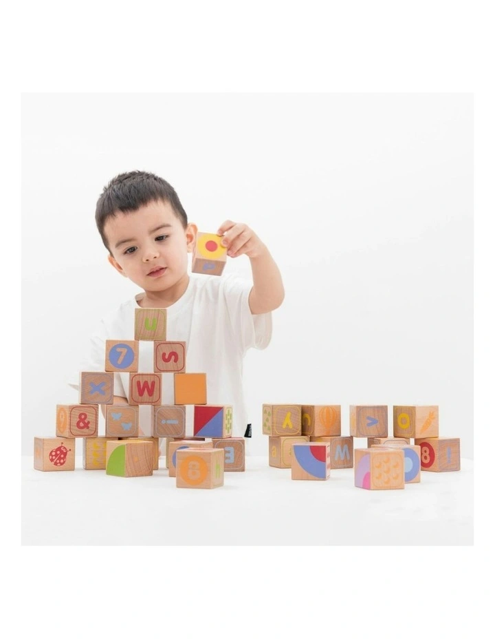 ABC Alphabet Wooden Blocks 2+ 30 Piece image 5