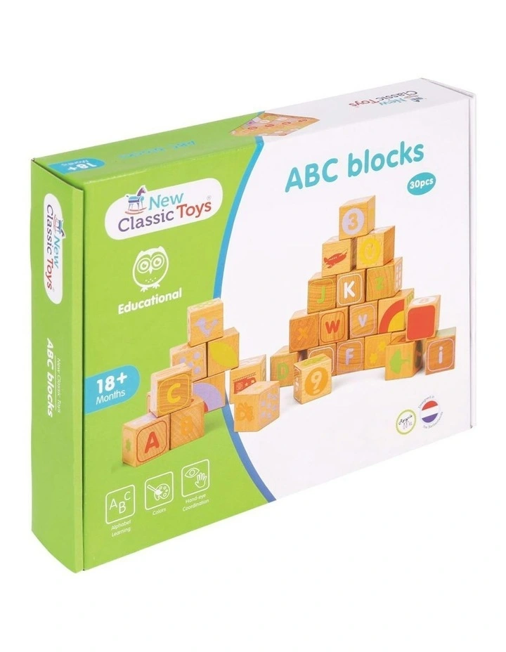 ABC Alphabet Wooden Blocks 2+ 30 Piece image 6
