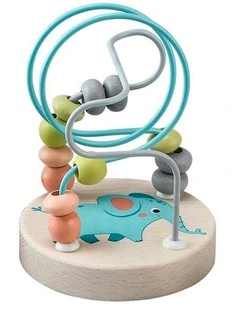 Elephant Jungle Animal Small Roller Coaster Bead Maze 12m+