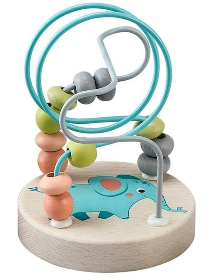 Elephant Jungle Animal Small Roller Coaster Bead Maze 12m+ image 1