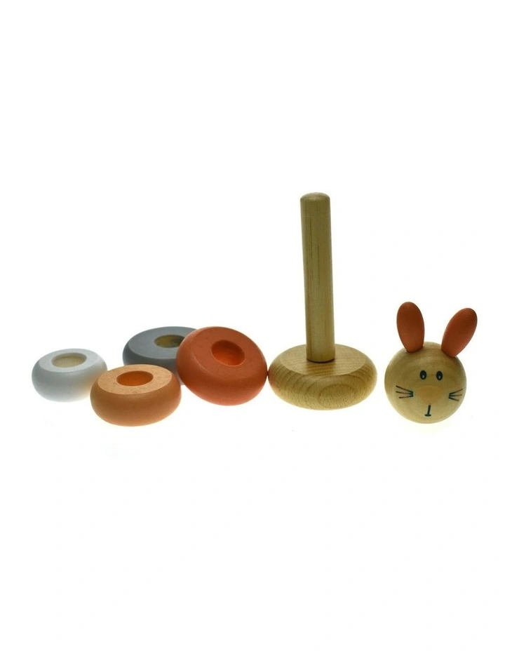 Animal Stacking Blocks Pretend Play Toy Rabbit 12m+ image 2