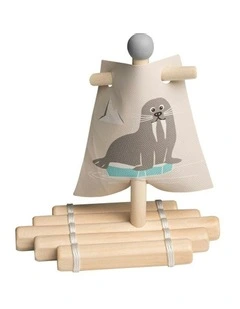 Calm and Breezy Wooden Bath Time Play Toy 2+