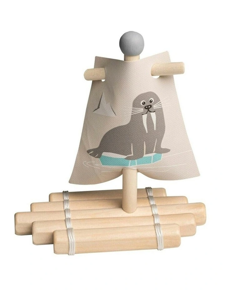 Calm and Breezy Wooden Bath Time Play Toy 2+ image 1