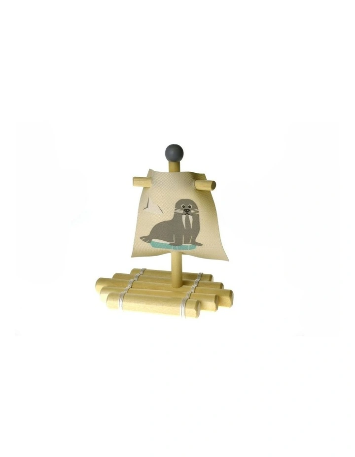 Calm and Breezy Wooden Bath Time Play Toy 2+ image 2