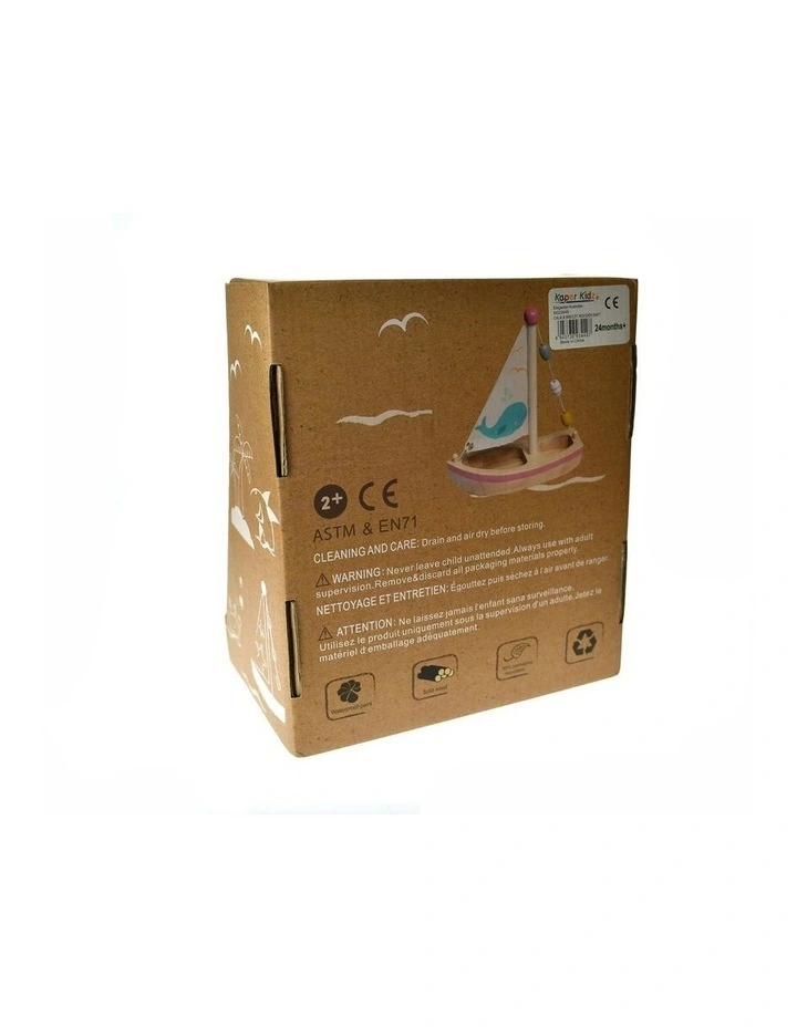Calm and Breezy Wooden Bath Time Play Toy 2+ image 5