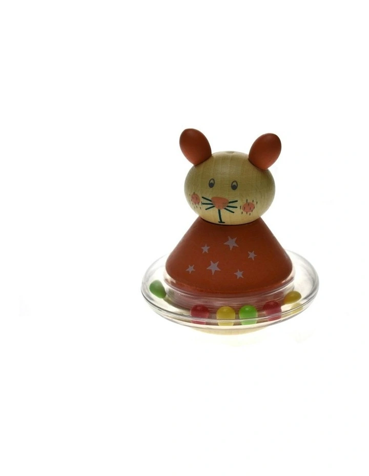 Wooden Animal Roly-Poly Toy Rabbit Toy 0+ image 3