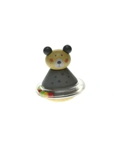 Wooden Animal Roly-Poly Pretend Play Toy Bear 0+