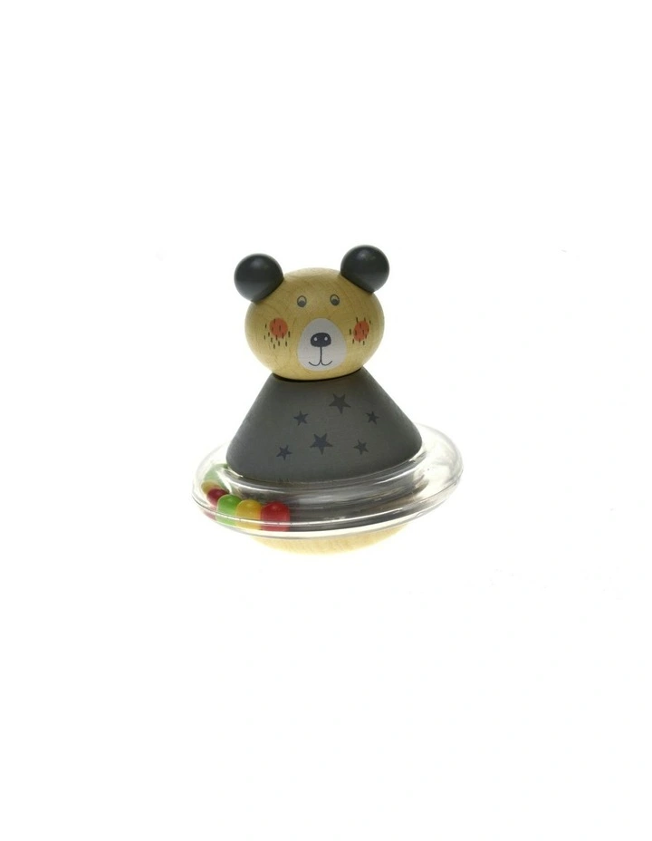 Wooden Animal Roly-Poly Pretend Play Toy Bear 0+ image 1