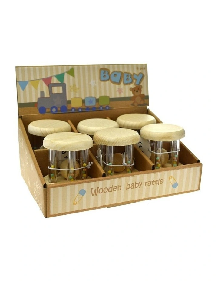 Calm and Breezy Wooden with Rainbow Bead Play Toy 0+ image 2