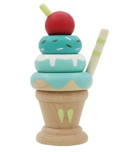 Calm and Breezy Stacking Icecream Play Toy Mint 10m+
