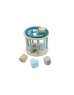 Calm and Breezy Rolling Shape Sorter Blue Play Toy 12m+
