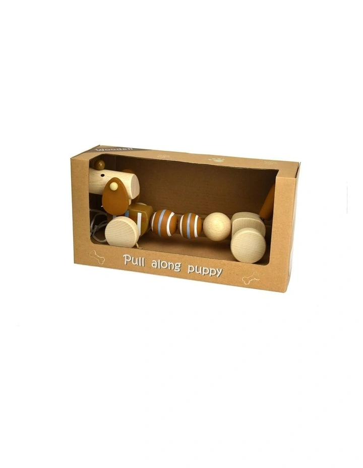 Calm and Breezy Pull Along Sausage Dog Play Toy 12m+ 23cm image 3