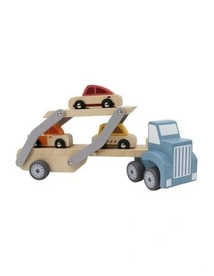 Wooden Calm and Breezy Car Carrier Play Toy 46.3cm 3+