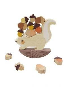 Wooden Squirrel Balancing Game Children's Pretend Play Toy 3yrs+