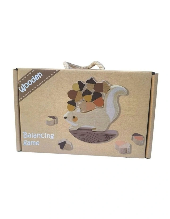 Wooden Squirrel Balancing Game Children's Pretend Play Toy 3yrs+ image 2