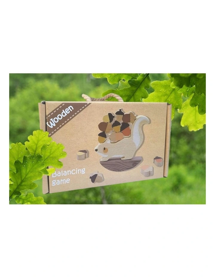 Wooden Squirrel Balancing Game Children's Pretend Play Toy 3yrs+ image 4