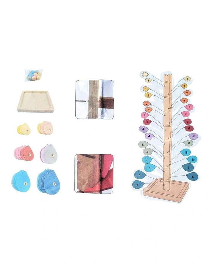Interactive Calm and Breezy Marble Run Sound Tree Toy 67cm 3+ image 5