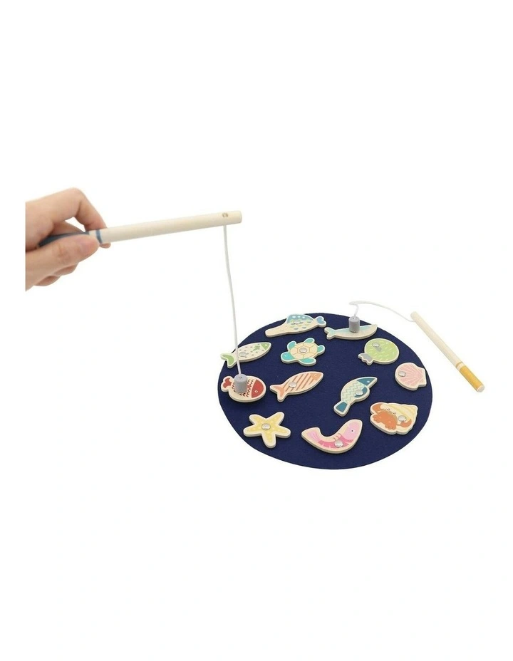 Calm and Breezy Fishing Magnetic Pretend Play Wooden Toy 20cm 2+ image 2
