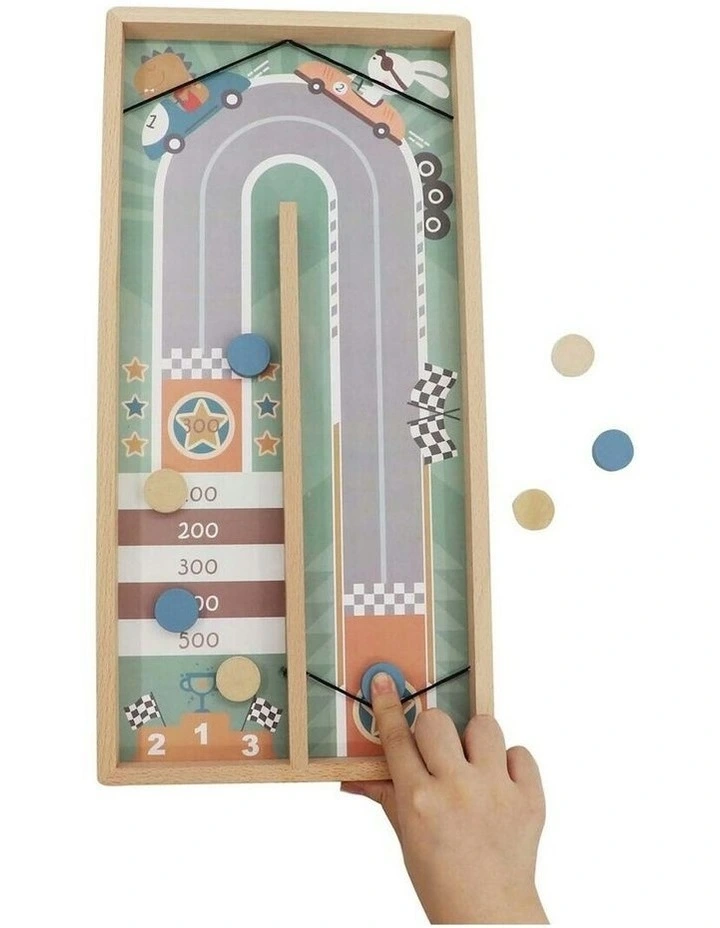 Wooden Sling Pinball Table Game image 2