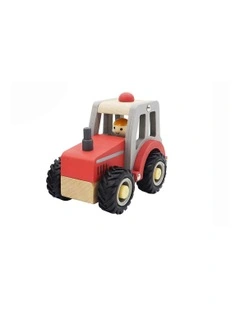 Calm And Breezy Tractor With Rubber Wheels Toy
