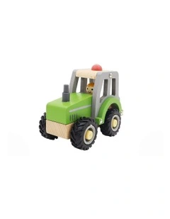 Calm And Breezy Tractor With Rubber Wheels Toy