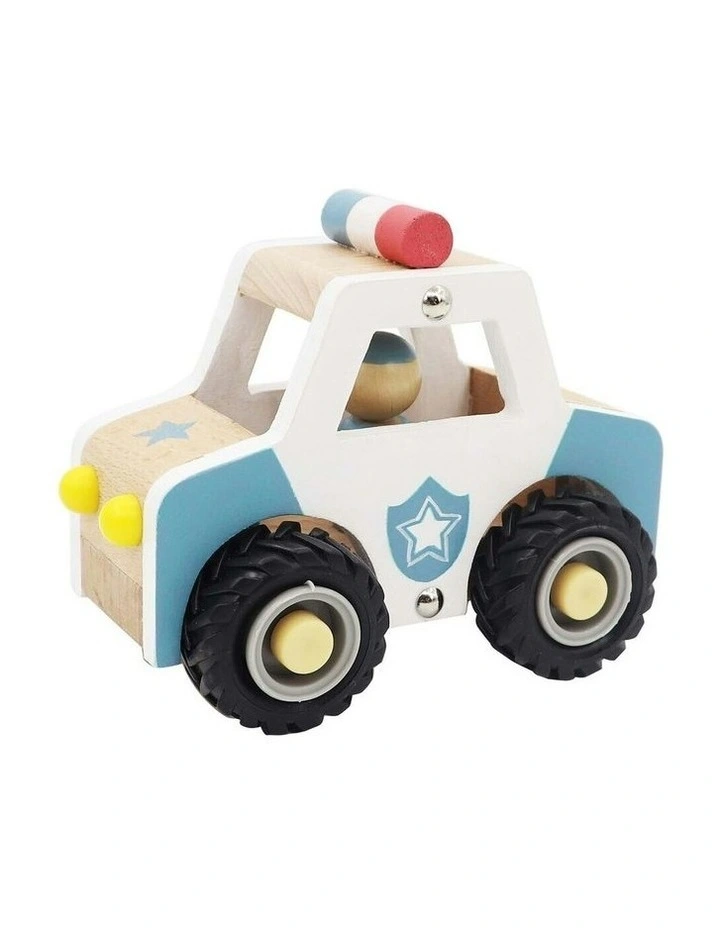 Calm And Breezy Wooden Police Car Toy image 1