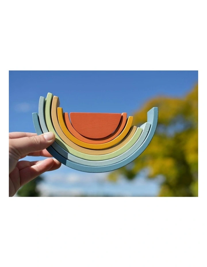 Toddler Fun Wooden Stacking Toy image 4