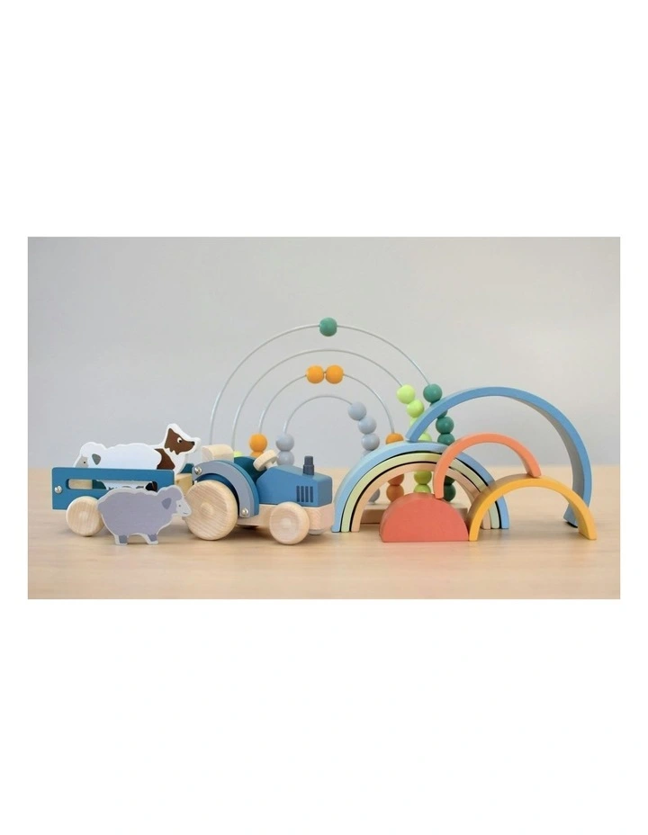Toddler Fun Wooden Stacking Toy image 5