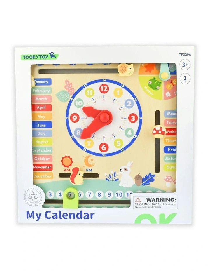 My Forest Friend Wooden Calendar With Adjustable Tabs image 2