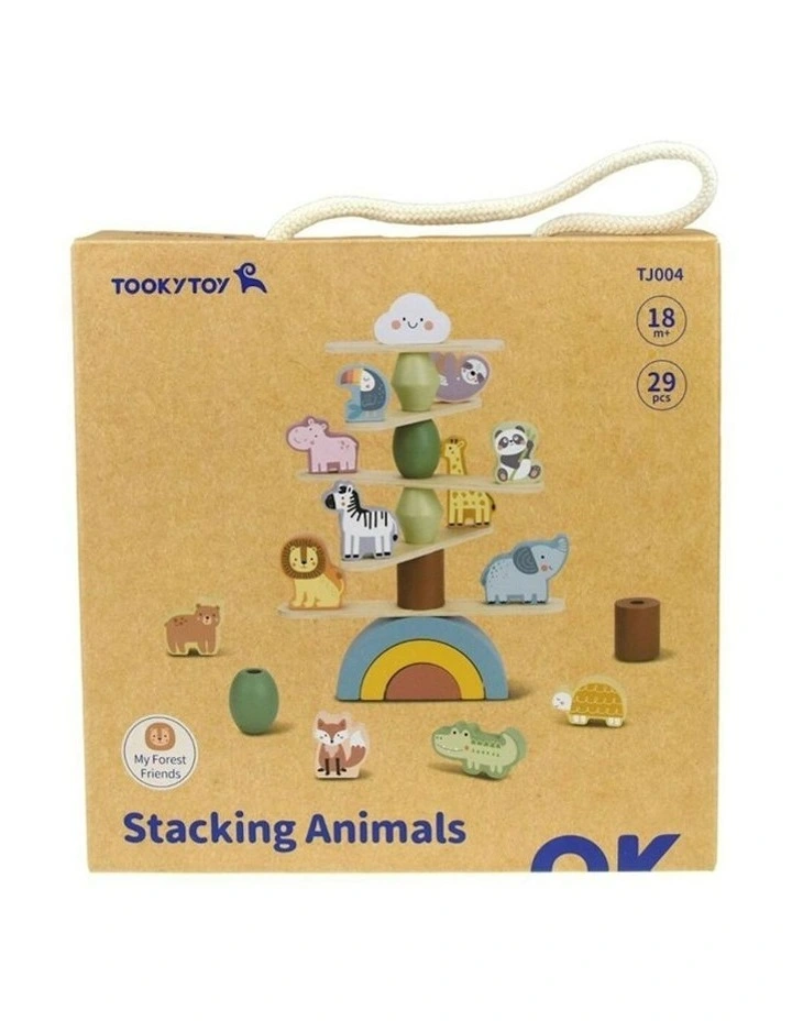My Forest Friends Animals Wooden Stacking Build Game Fun Toy image 6