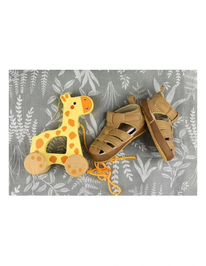 My Forest Friends Wooden Pull Along Giraffe Toy image 5