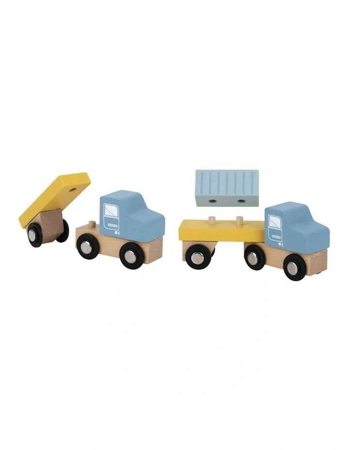Port Crane Cargo Wooden Building Block Toy image 5