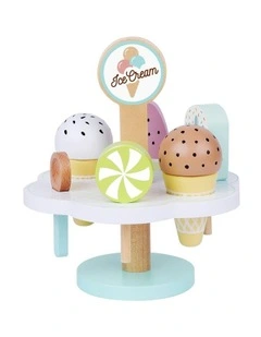 Wooden Ice Cream Children Pretend Play Set