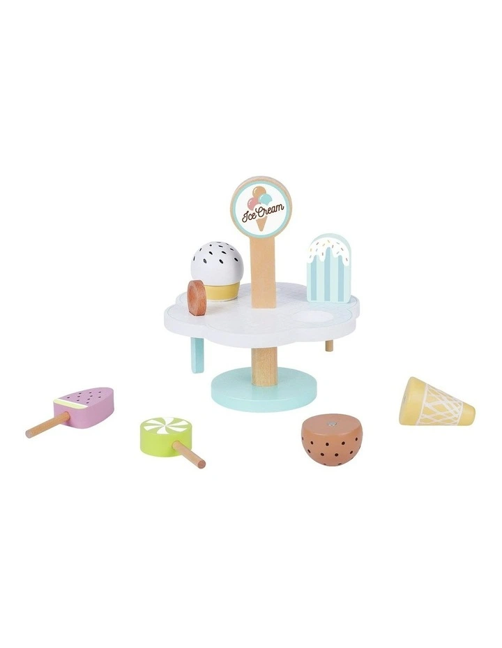 Wooden Ice Cream Children Pretend Play Set image 2