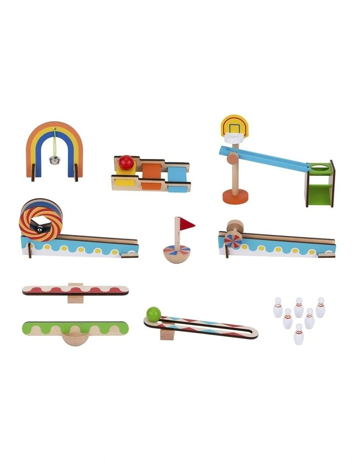 Domino Run Building Set 55 Pieces image 4