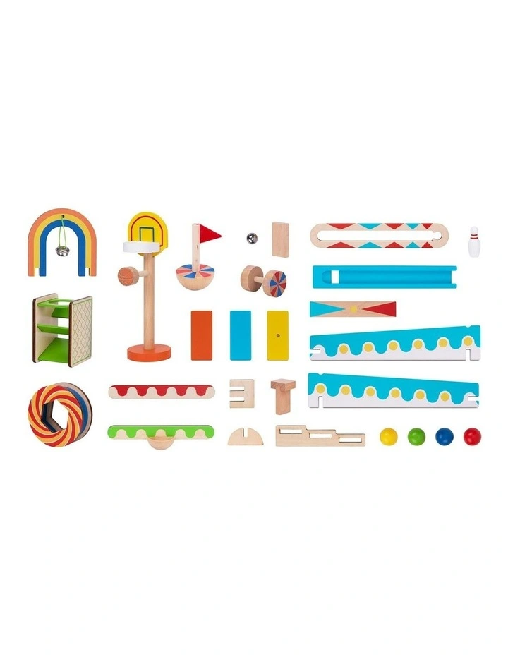 Domino Run Building Set 55 Pieces image 5