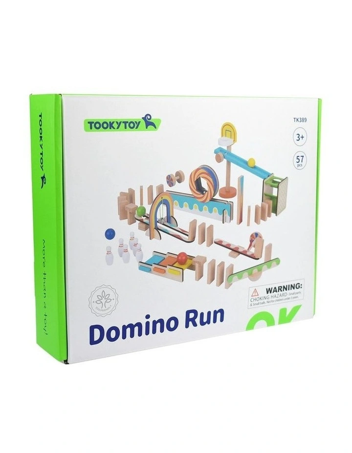 Domino Run Building Set 55 Pieces image 6