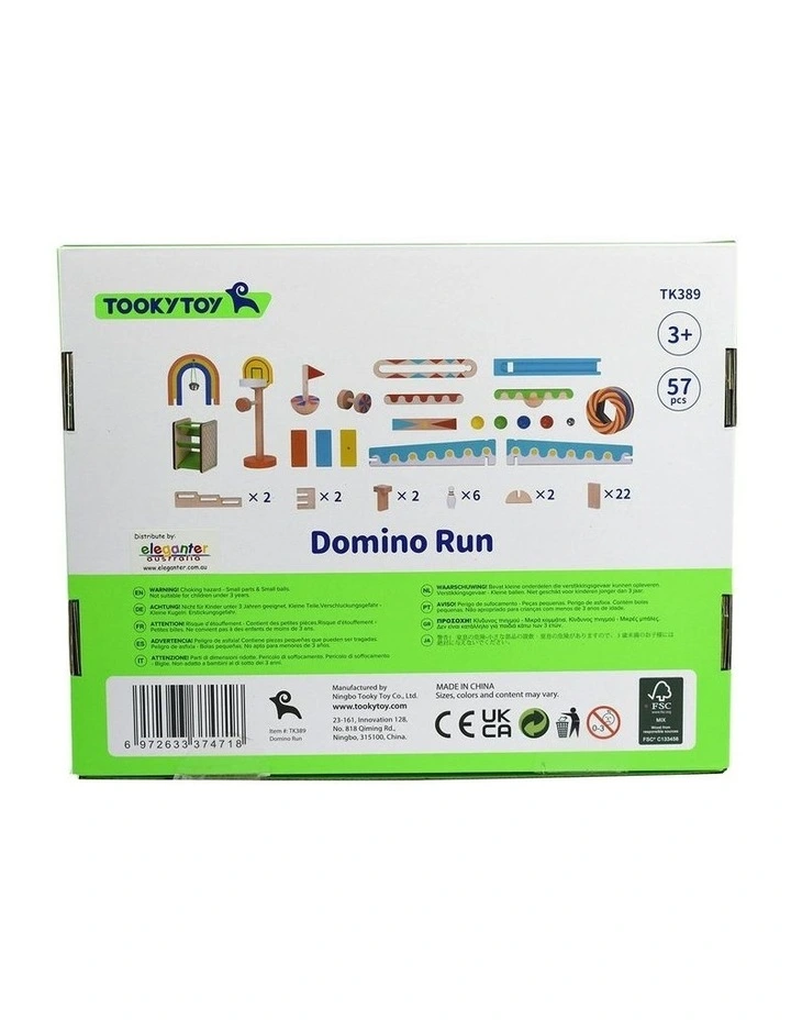Domino Run Building Set 55 Pieces image 7