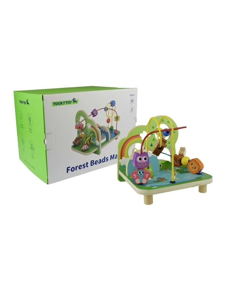 Bead Maze Interactive Wooden Puzzle Toy Set image 3