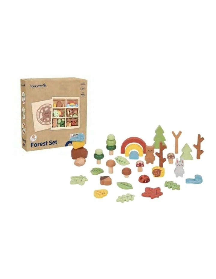 Wooden Forest Play Set 40 Pieces image 3