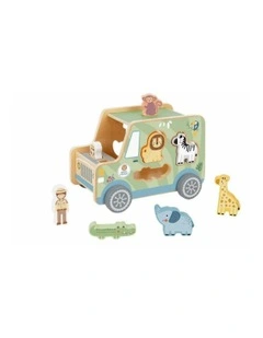 Wooden Animal Jeep Fun Play Set
