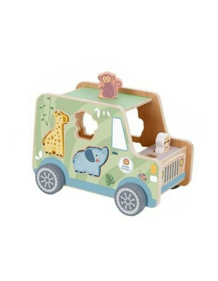 Wooden Animal Jeep Fun Play Set image 3