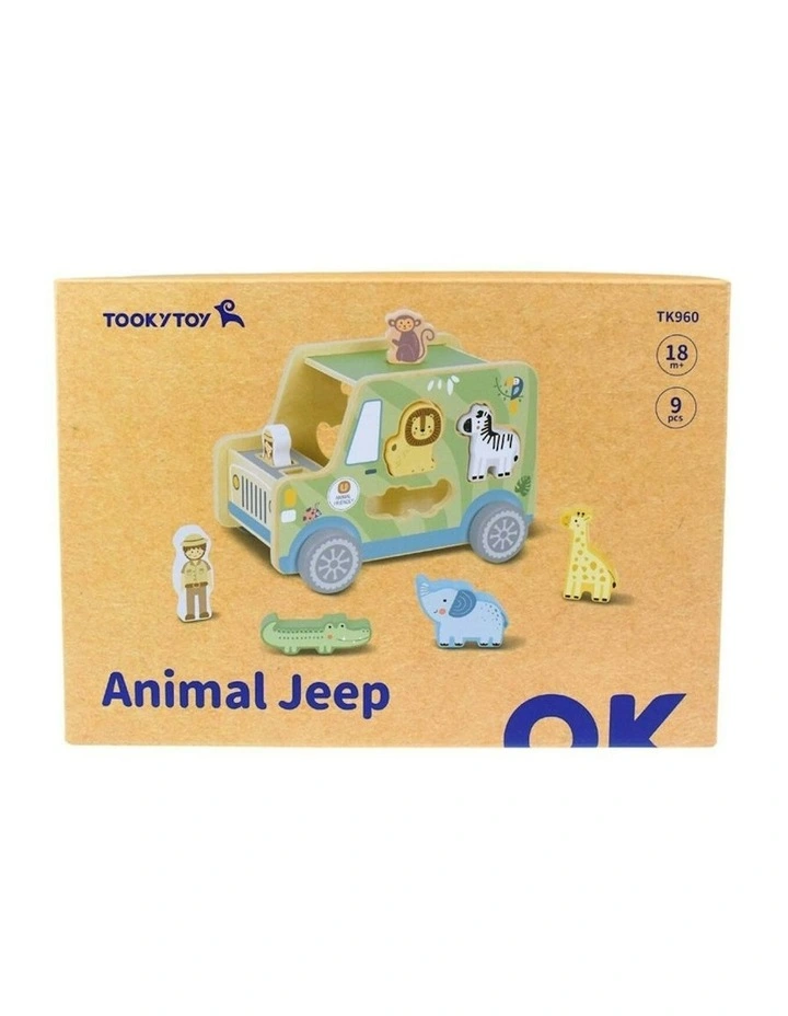 Wooden Animal Jeep Fun Play Set image 4