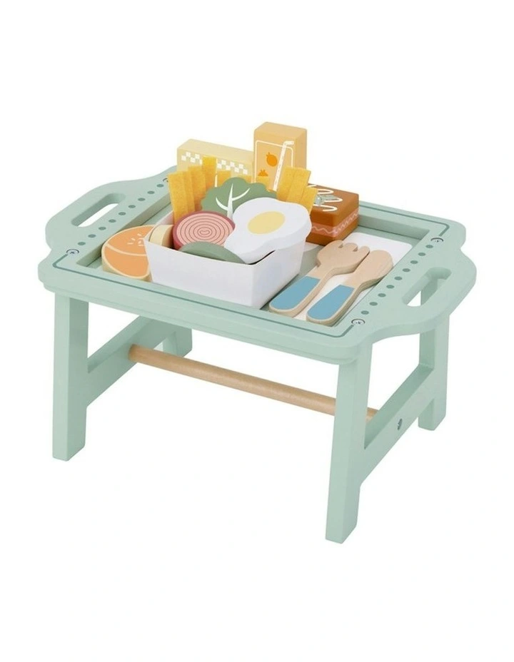 Wooden Breakfast In Bed Play Set 29cm image 1