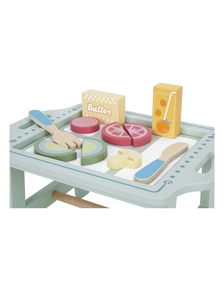 Wooden Breakfast In Bed Play Set 29cm image 4