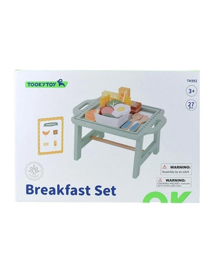 Wooden Breakfast In Bed Play Set 29cm image 7