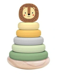 Lion Stacking Tower Wooden Play Set